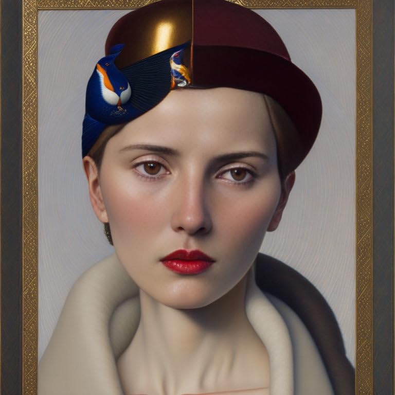 Affiche sur toile de qualite superieure 58x90 cm Beautiful Girl Shaw