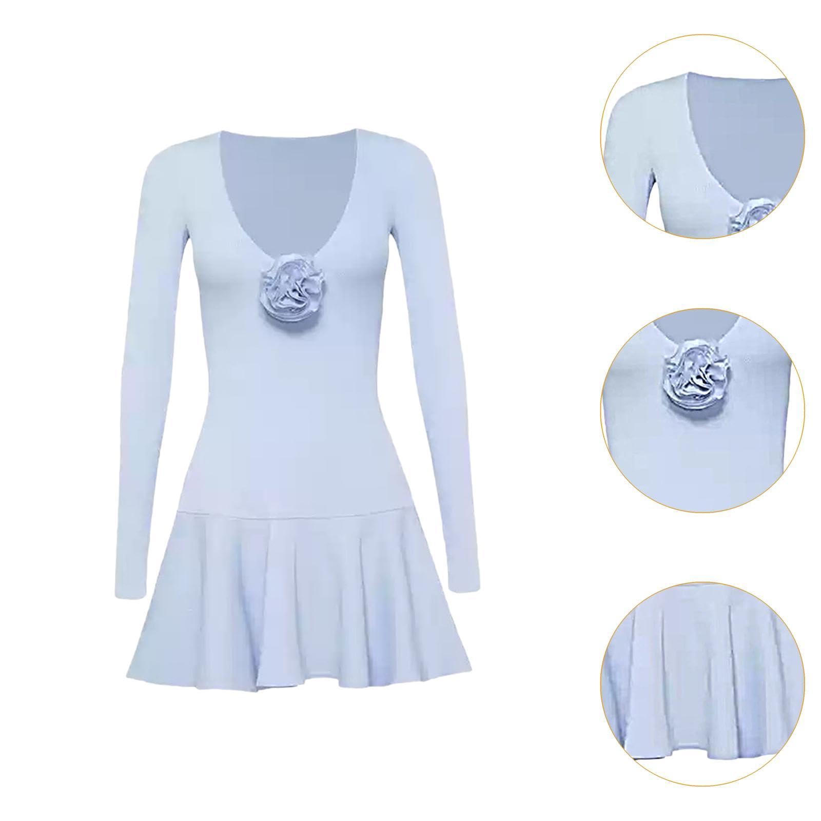 Robe de Tennis Femme Robe de Golf Robe Athlétique Robe D'Entraînement Tissu Coton Soutien- Rembourré Idéale pour Femmes Fitness Sortie Décontract