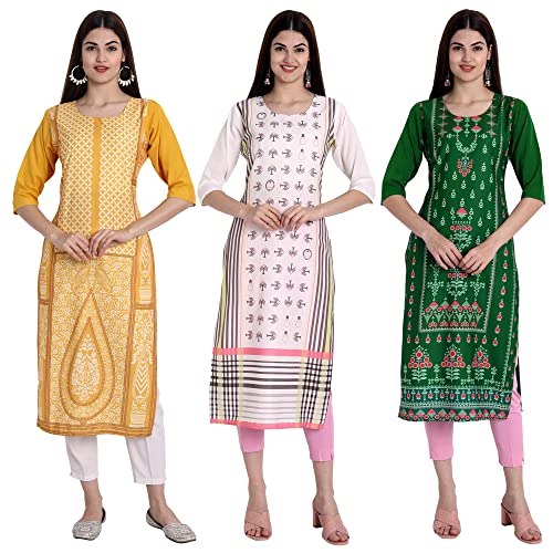 Image of Women's Crepe Straight Kurta