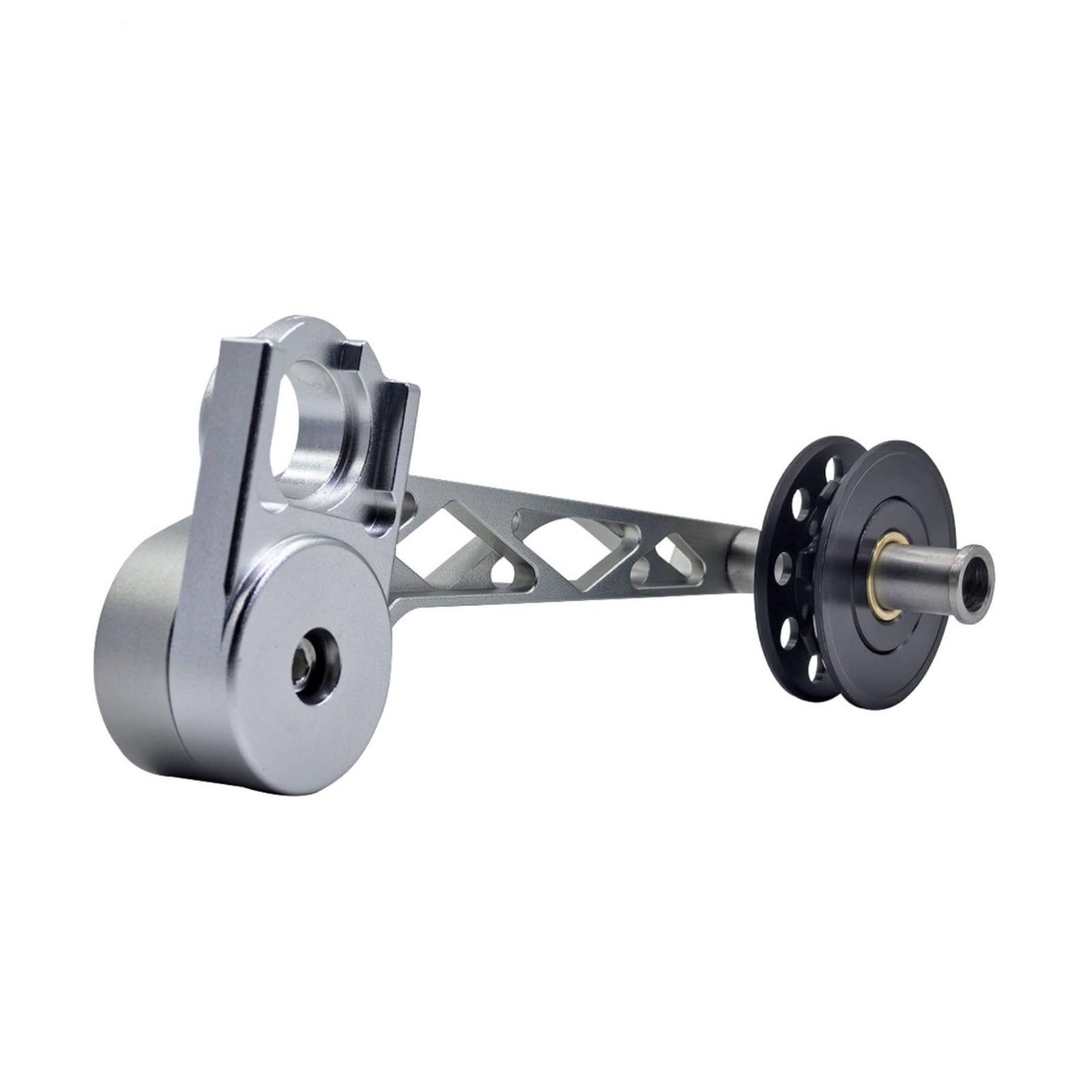 Desviador Trasero RD24 para Bicicleta Plegable Tensor de Cadena Rueda Guía 8T Aleación de Aluminio Instalación con Bloqueo Rosca Conducción Silenciosa