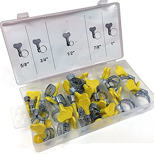 Set de 38 piezas de llaves para abrazaderas tipo manguera miniatura 2