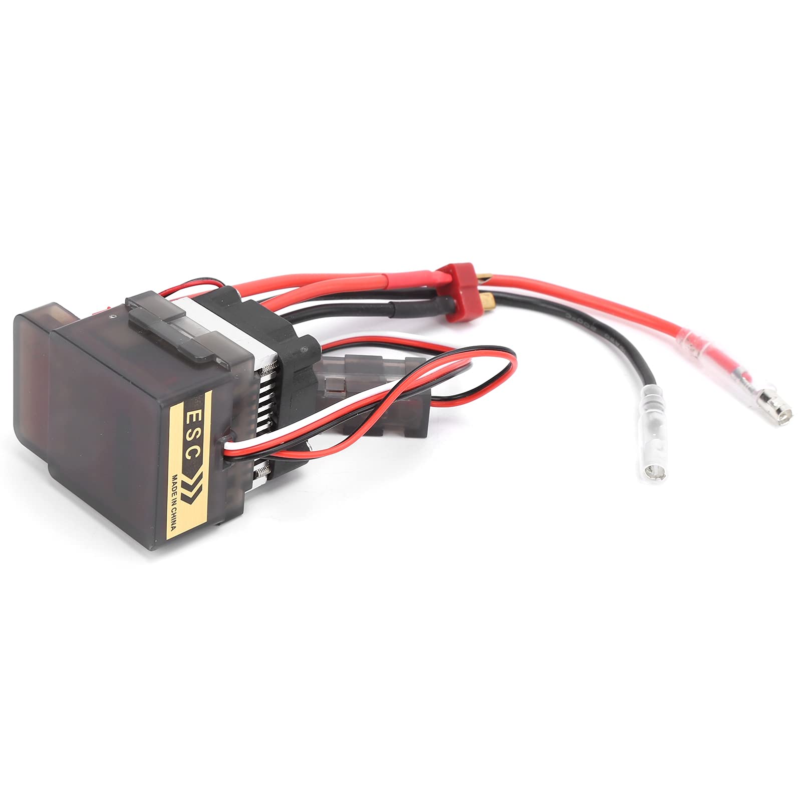 Generic Preciso ESC Spazzolato A Due Vie da 320 A con Dissipatore di Calore per Barche per Auto RC + Ventola di Raffreddamento dei Freni per Modello di Nave di Veicoli, Materiale Durevole Ideale per
