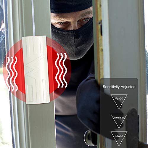 Ajcoflt Wired Vibration Sensor Sensor de Choque de Vibração Ao Ar Livre Inteligente Digital para Har