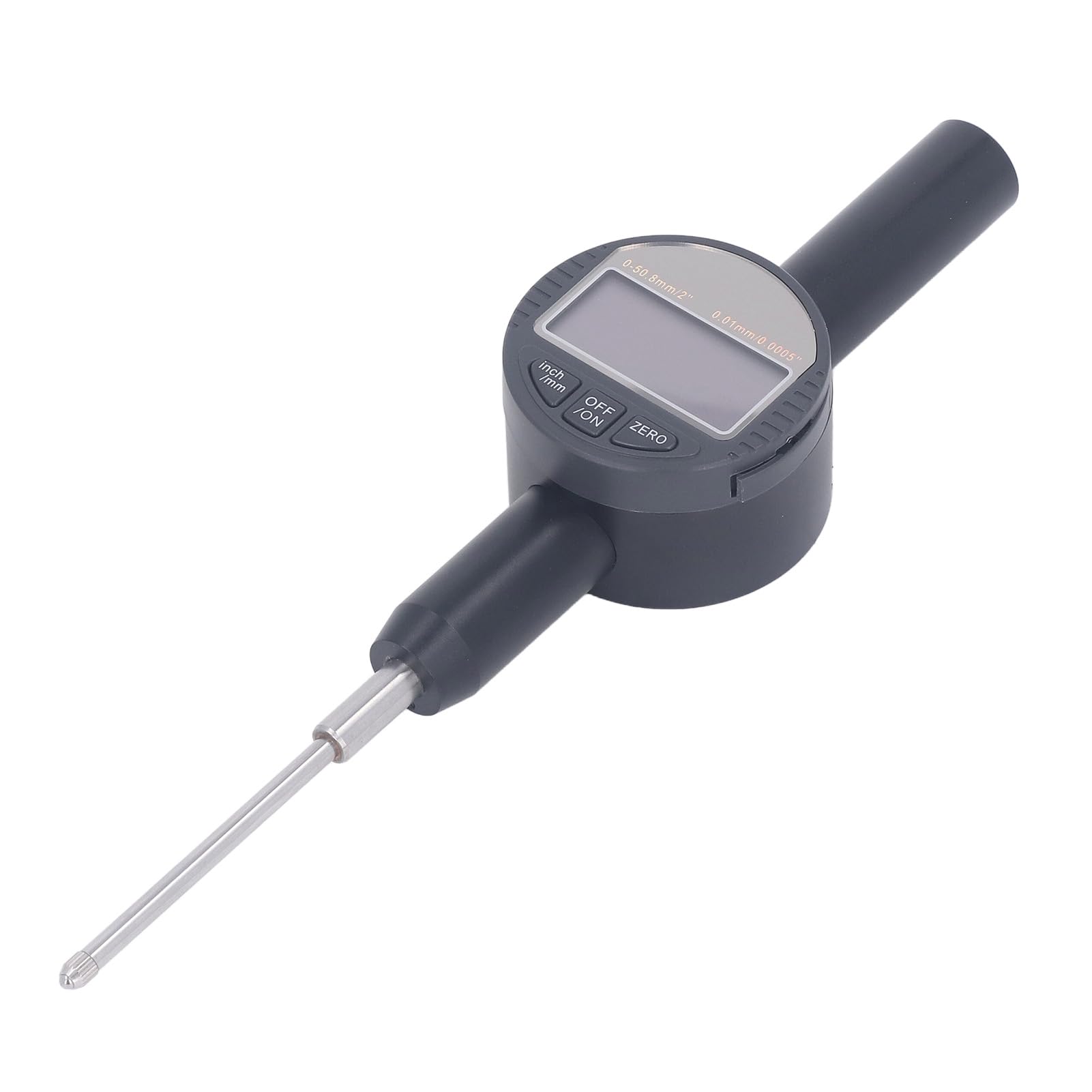 Digitale Messuhr, 0–2 Zoll Messbereich, Elektronische Messuhr, Digitale Sondenanzeige, Messuhr, Hohe Auflösung: 0,0005 Zoll/0,01 Mm, mit Aufbewahrungskoffer