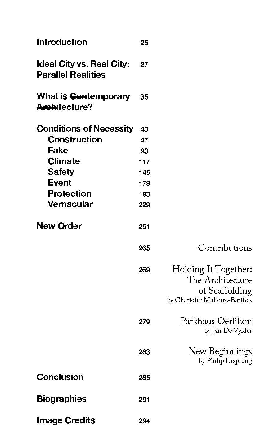 Temporary Tecture: Structures of Necessity