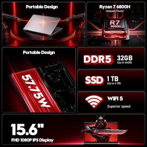 FUNYET NY-19 Laptop Gaming 15.6" 32GB RAM 1TB SSD miniatura 2