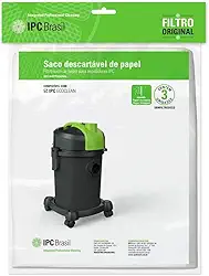 Saco P/Pó Descartável Aspirador Ecoclean 3 Pçs IPC - Sbefiltrodeco