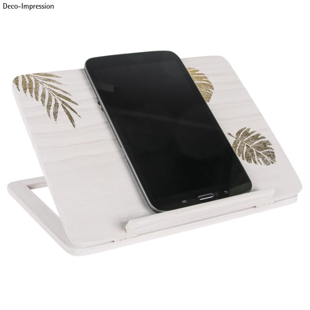Rayher Leggio da Tavolo Regolabile in Legno Naturale FSC 28x21x3,4 cm per Libri Tablet iPad