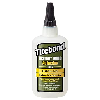 لاصق خشب Titebond Instant Bond سميك ، 2 أوقية.