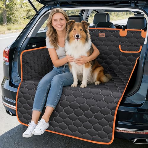 JOEJOY Kofferraumschutz Hund Auto Hundedecke mit Seiten- & Ladekantenschutz