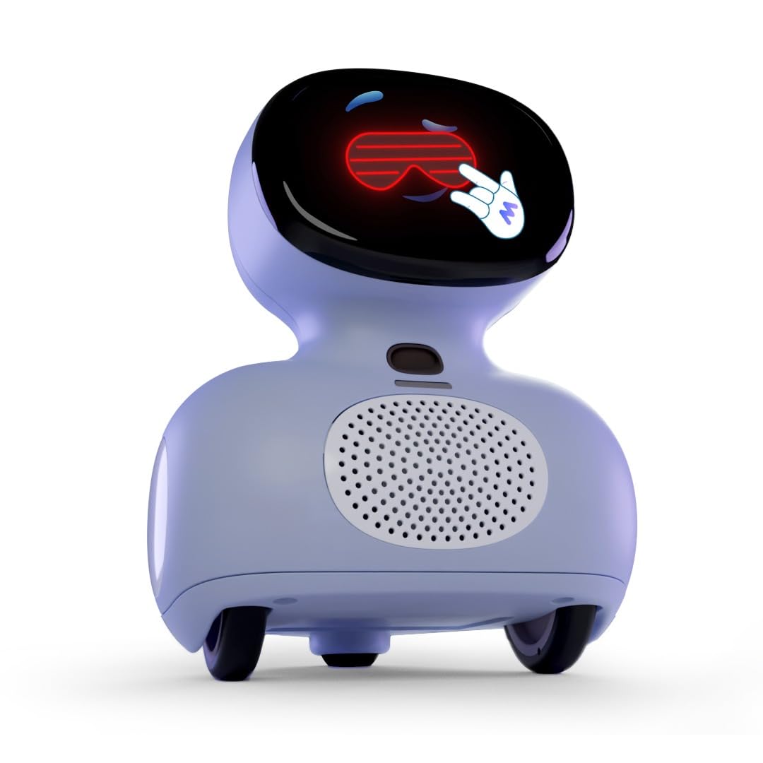 MIKO Mini: AI Robot for Kids with 30-Day Free Max | Voice-Interactive Play & STEAM Activities | Games, Stories & Dance | Child-Safe, Compact Gift for Boys & Girls Ages 5–10 | Purple