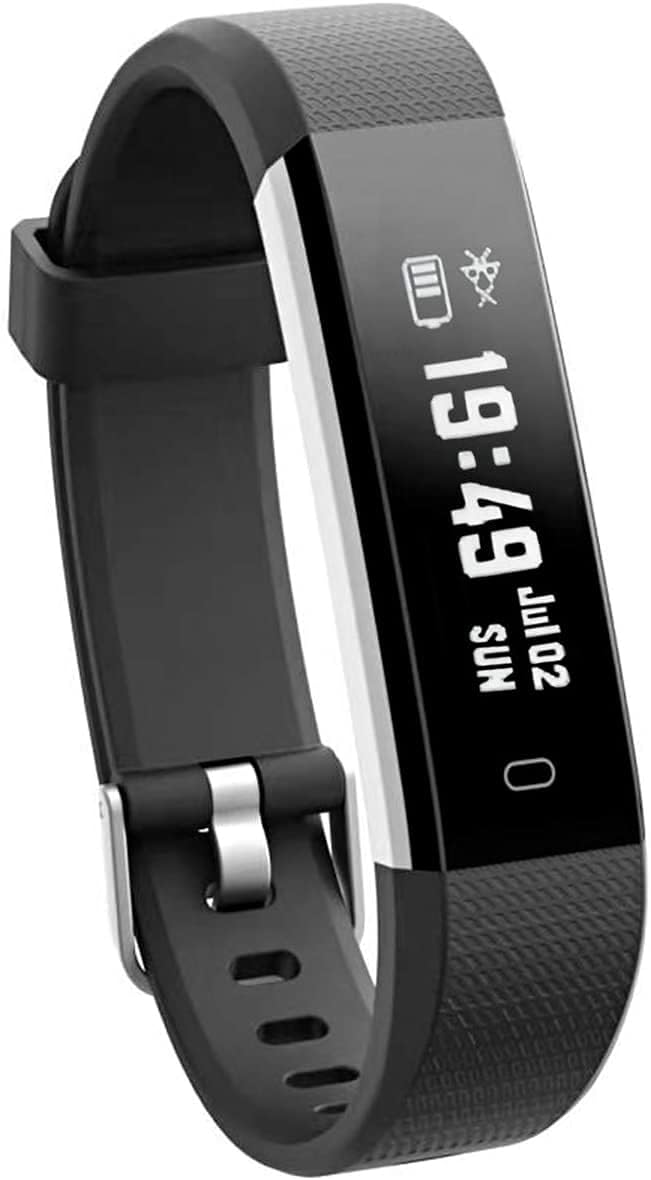 NAKOSITE RAY2434 Fitness Trackers Smart Watches for men women and kids with Pedometer Step Counter Calorie Sleep Distance Monitor Activity Tracker man watch, Bluetooth 4.0 for Android 5.0 or IOS 8.0 and above ONLY. SMS etc.