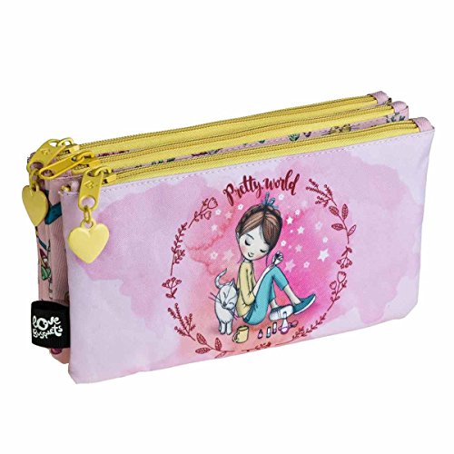 Busquets Estuche Escolar Triple Pretty by