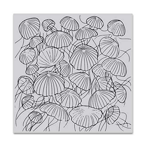 Hero Arts Cg772 Cling Stamps, Jellyfish Party Bold Prints #TOP9