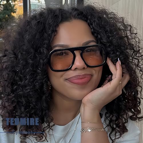 Trendy Square Aviator Sunglasses for Women Men Vintage 70s Designer Inspired Sun Glasses Flat Top Shades3