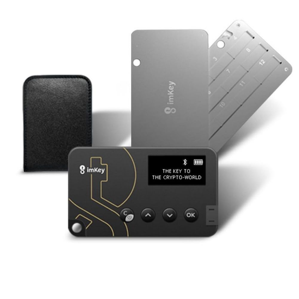 imKey Pro 加密货币硬件钱包w/CC EAL 6+ 安全级别,离线操作,多安全设备支持,安全存放您的加密(以太坊、比特币、莱特币等),NFTs,第2  层, EVM, 黑色//白色, 加密硬件钱包: اشتري اون لاين بأفضل الاسعار في السعودية - سوق.كوم  الان اصبحت امازون السعودية