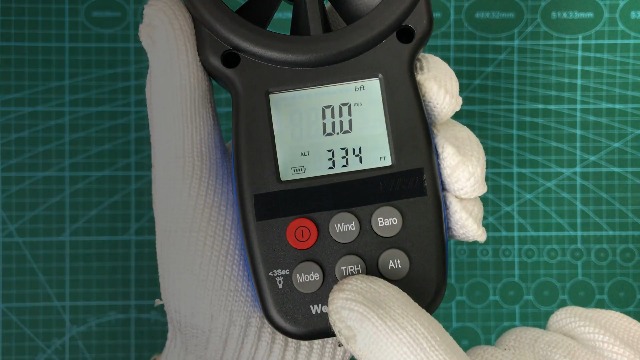 HoldPeak HP-866B Digitale Anemometer Handheld Windsnelheidsmeter voor
