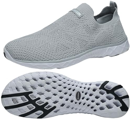 Image of Men's Quick Drying Aqua Water Shoes,3-Second Drainage & All-Terrain for Swimming,Hiking,Yoga