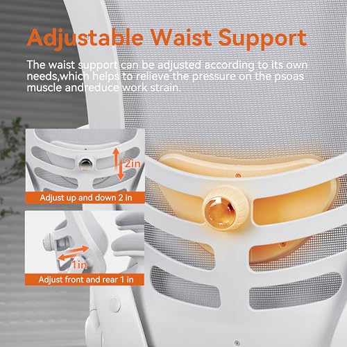 Image of BOLISS Ergonomic Drafting Chair High Back for Standing Desk-Grey | Tall Office Chair Double-Layer Seat Cushion, Adjustable Headrest & Lumbar Support, Flip-Up & Height Adjustable Arms