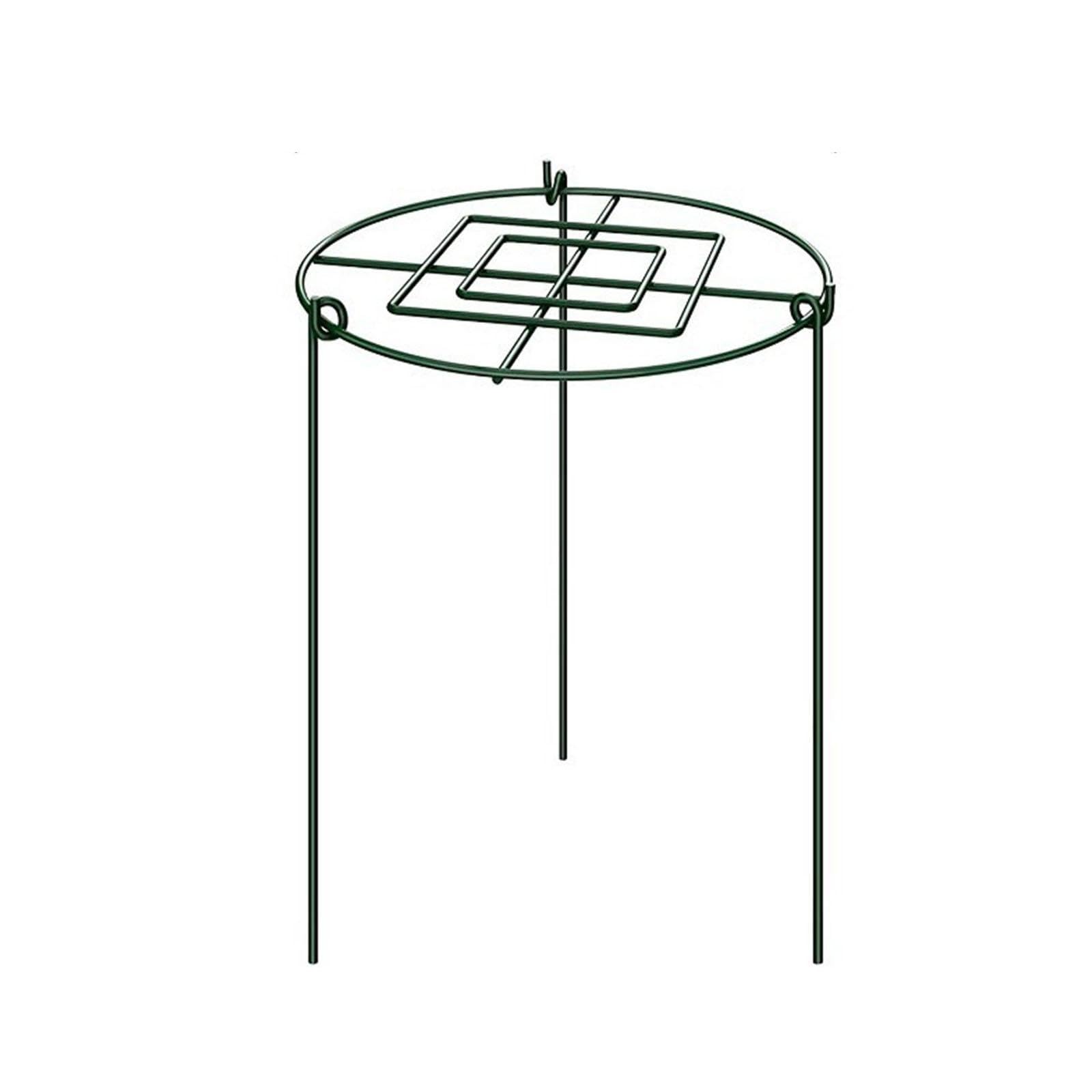 Lot de 3 Cages de Support pour Pivoines, Anneaux de Support Antirouille pour La Croissance des Plantes, Idéales pour Les Pivoines, Les Tomates et Les, 30x60cm