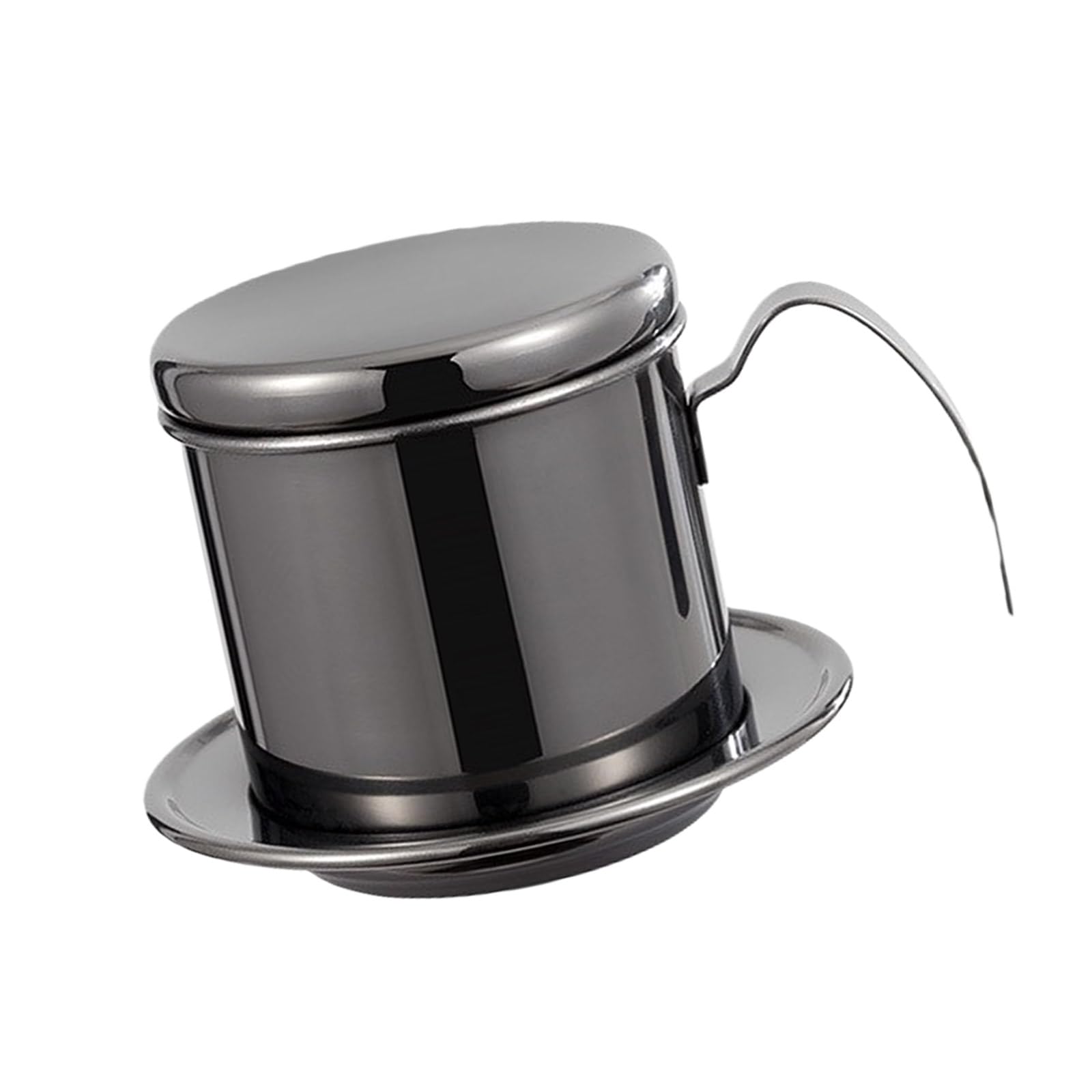 Msioytog Coffee Filter with Fine 304 Steel Mesh Rustproof Dripper for Home Hiking Quick Portable Pouring Over Coffee Maker Portable Vietnamese Brewing Cup