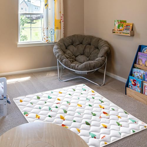 Vividvibebearpas WB-09 Premium Foam Baby Play Mat 50 Inch X 50", Thick One-Piece Crawling, Odorless Floor Mat, Non-Slip Cushioned Baby Playmat For Infants,Babies,Toddlers. Machine Washable thumb #5