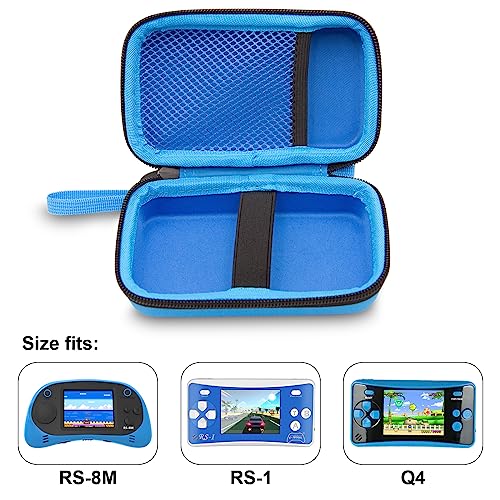 Travel Case for EASEGMER RS-8M RS-1 for QS4 Kids Handheld Game Portable Video Game Player (Blue) - Image 4
