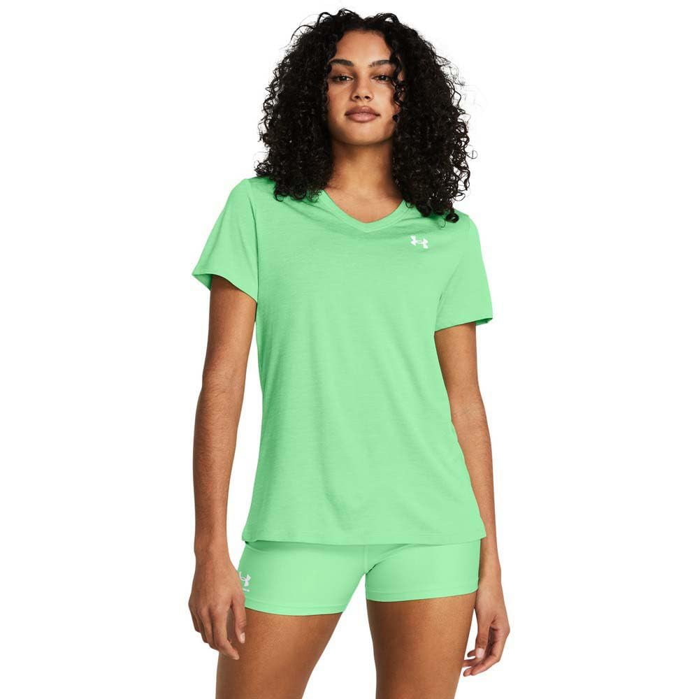 Under Armour Women's UA Tech™ Twist V-Neck Short Sleeve Tech SSV- Twist Mujer (Pack de 1) — view 98