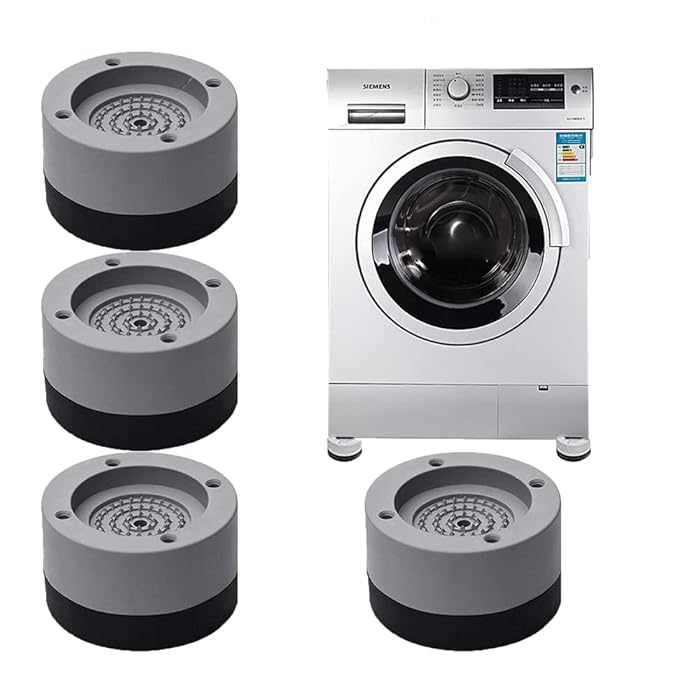 Buy Tiamu 4 Pcs Washing Machine Feet Pads, Antivibration Rubber Foot Pads, Rubber Noise