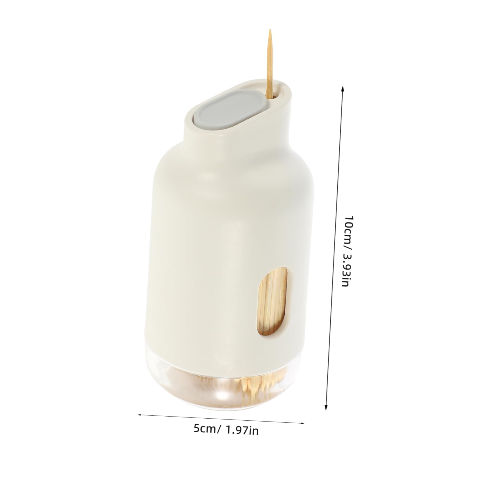 NOLITOY Wooden Toothpicks - up Toothpick Dispenser Travel Accessories House Accessories for Home Gum Tea Tree Toothpicks Table Top Decor Home Decoration Holds Toothpick Holder Like Lid Pp