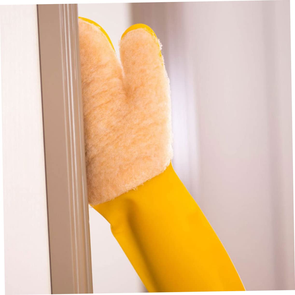 Yardwe 6 Piezas Guantes De Limpieza De Látex Limpieza De Piscinas De Casa Limpieza De Guantes De Goma Guantes De Goma Para Fregar Manga Del Brazo Esponja Medio Hombre