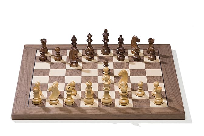 Walnut Bluetooth e-Board with DGT Timeless ePieces - Chess Board for Single Player, Age 10 and Up