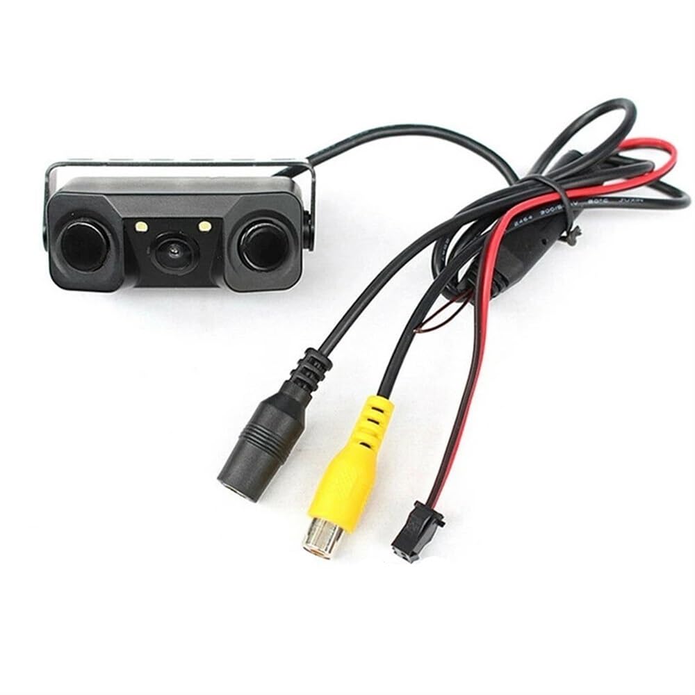 Kit sensori parcheggio Telecamera di retromarcia per auto 3 in 1 170° con radar e sensore parcheggio