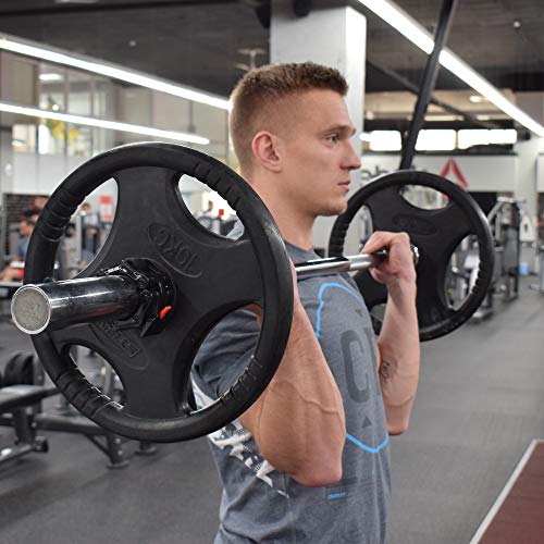 Iron Lab Olympic Barbell Collar Pair of 2" Inch Pro ABS Locking Set of 2 Black Clamps Perfect for Pro Crossfit Strong Lifts and Olympic Training Professional Quality - Image 6