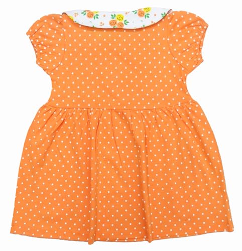 Image of Clothe Funn Baby-Girl's Cotton Pinafore Knee-Length Dress