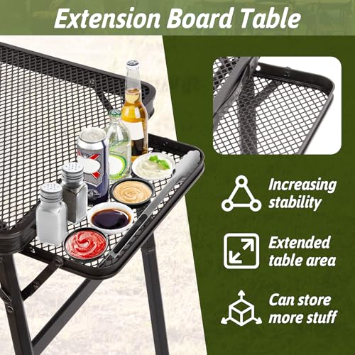 Table pliante légère réglable pour pique-nique résolvant le manque d'espace