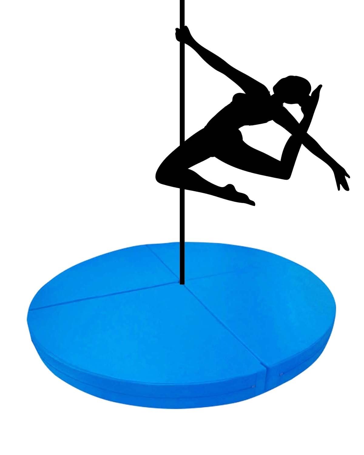 Tapis de pole dance pour débutants antichute de 160 cm de diamètre