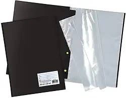 Pasta Catálogo 50 Envelope Fino, DAC, Pasta Catálogo 50 Envelope Fino 1090, Preto