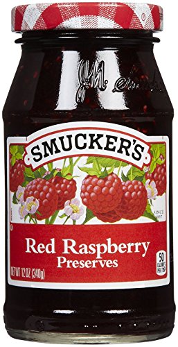 Smucker's Red Raspberry Preserves 12 oz