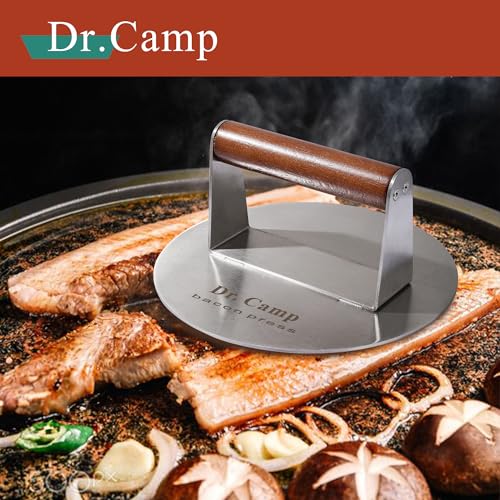7 INCH Stainless Steel Smash,Burger Press,Burger Smasher,Hamburger Press,Patty…
