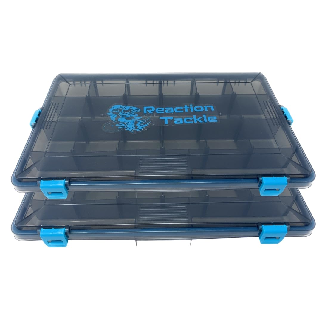 Reaction Tackle Ultimate Tackle Box Trays: Organize, Store, and Dominate with Our 4-Pack Kit! Perfect for Anglers on The Go - 3700 2-Pack