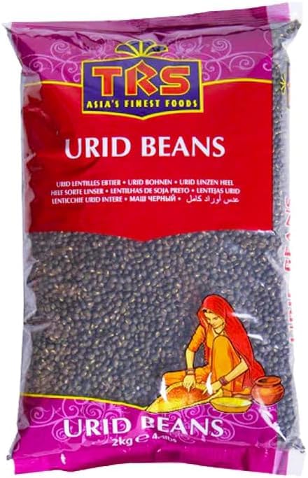 Seelans Superstore | TRS Urid Whole | 2KG | Urid dal Whole | Urad dal | High Fibre | High Protein | Natural | Gluten Friendly | | Indian Origin