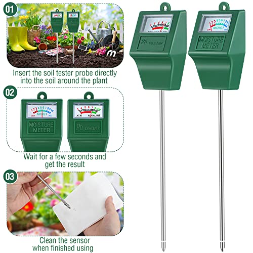 Saillong Soil Moisture and pH Tester Kit #TOP19