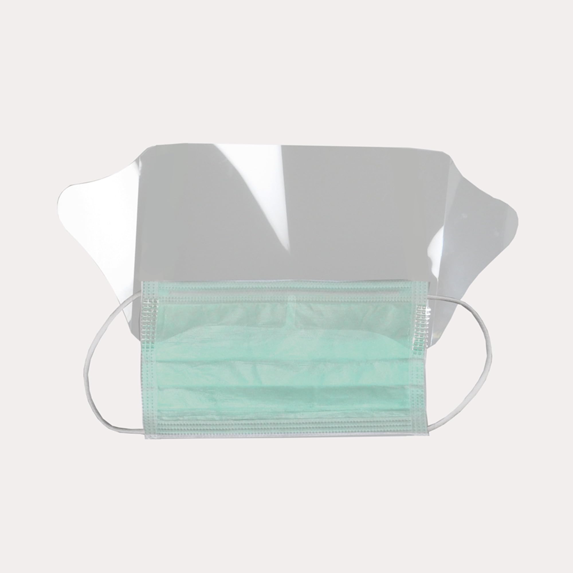 Mediberg 12MUS5A4VISM Maske mit Wrap-around-Visier und Ear Loops (50-er Pack)