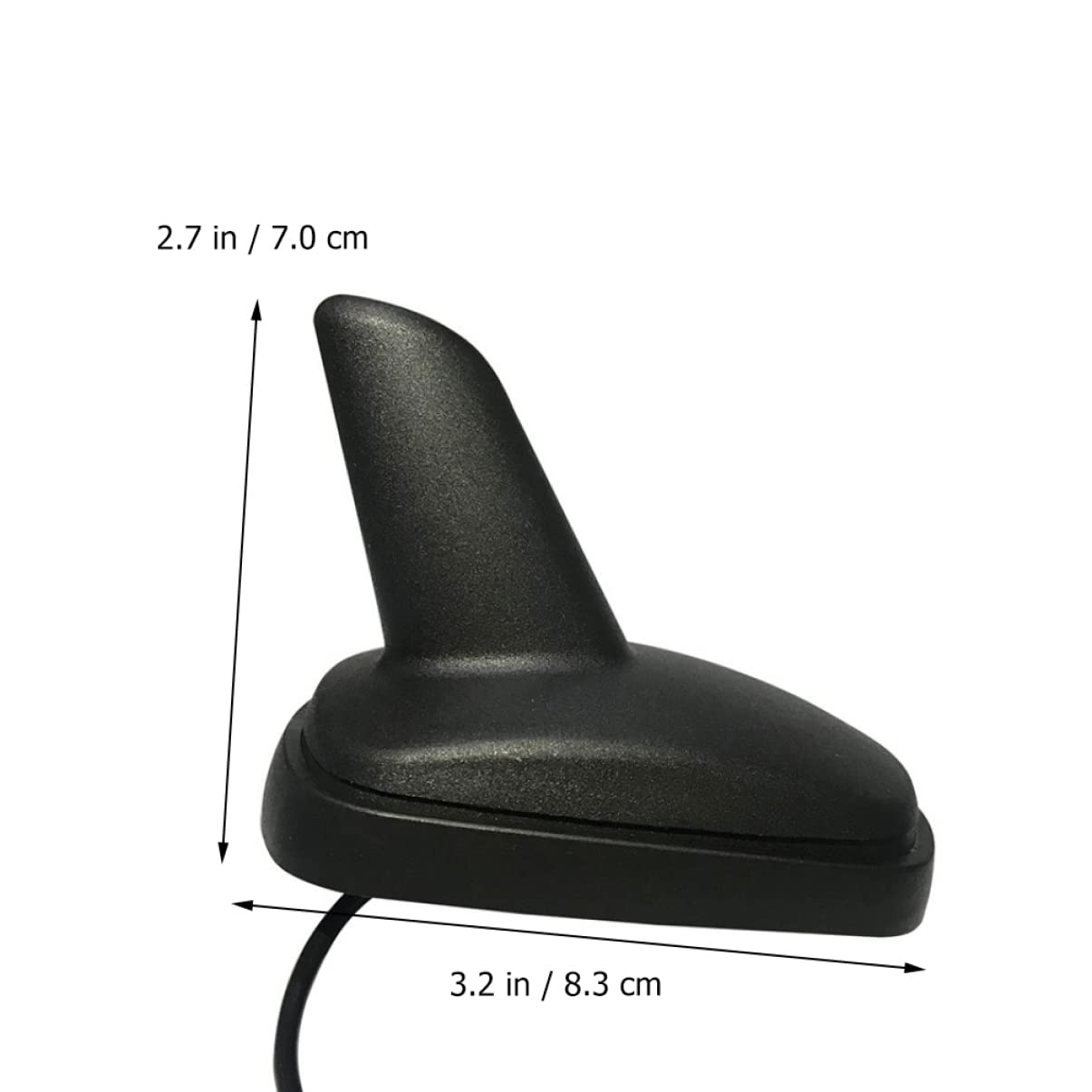 OSALADI 2pezzi Antenna Per Auto Finestra Squalo Antenna Di Ricambio Per Segnale Radio Installazione Facile Resistente Alle Intemperie Compatibile Con Seat