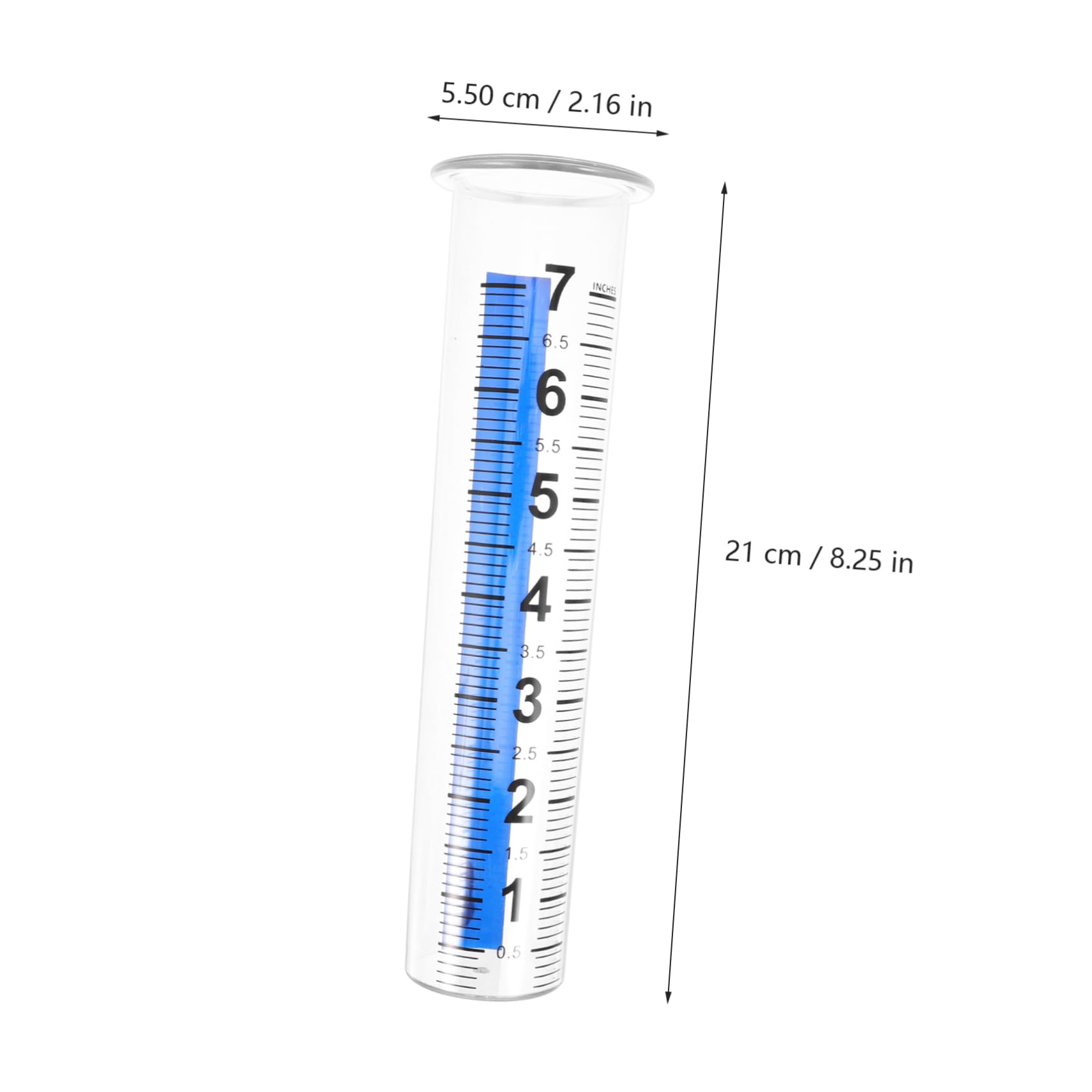 SUPVOX 3 Set Pluviometro Da Giardino Misura Espandibile Pluviometri Classificati Per Esterni Kit All'aperto Pluviometro A Cono Supporto Per Pluviometro Plastica Riutilizzabile 2 Pezzi * 3