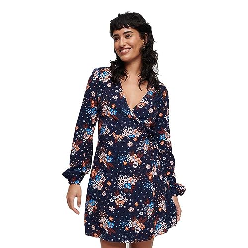 Robe courte portefeuille imprimée femme Superdry - vue 2