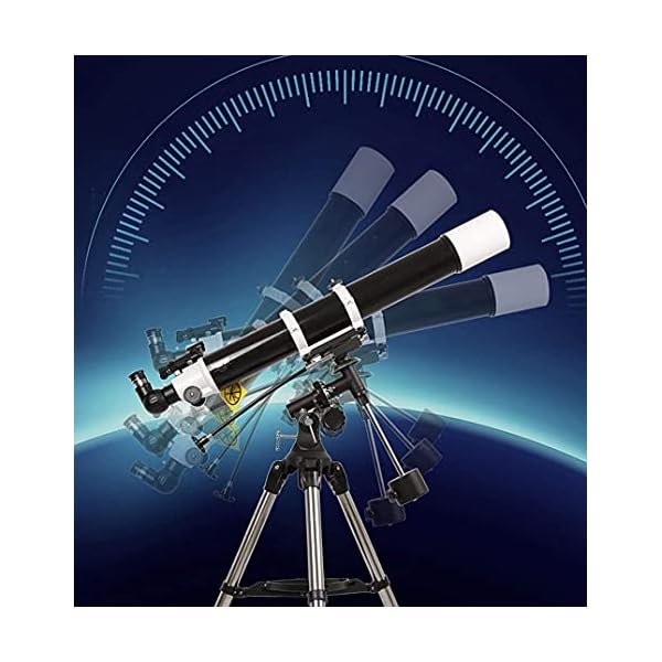 H-BEI Teleskop für Kinder und Anfänger, Astronomisches Refraktor Teleskop Tragbares Reiseteleskop für Erwachsene… – Bild 6