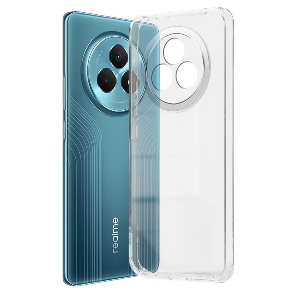 Image of Soft Silicone TPU Flexible Back Cover Compatible with Realme Narzo 80 Pro 5G