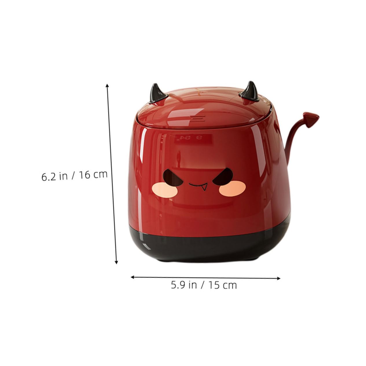 Toyvian Mini Schreibtisch Mülleimer Mit Deckel Klein Für Arbeitsplatte Winziger Abfalleimer Für Arbeitsplatte Niedlicher Schreibtisch Mülleimer Mini Abfallkorb